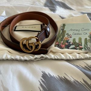 SOLD Thin Gucci belt